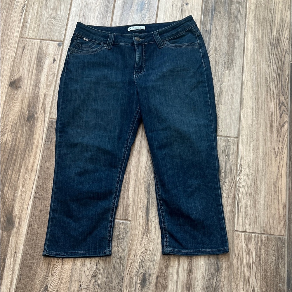 Lee Slender Secret Women's Dark Indigo Cropped Jeans / Capris